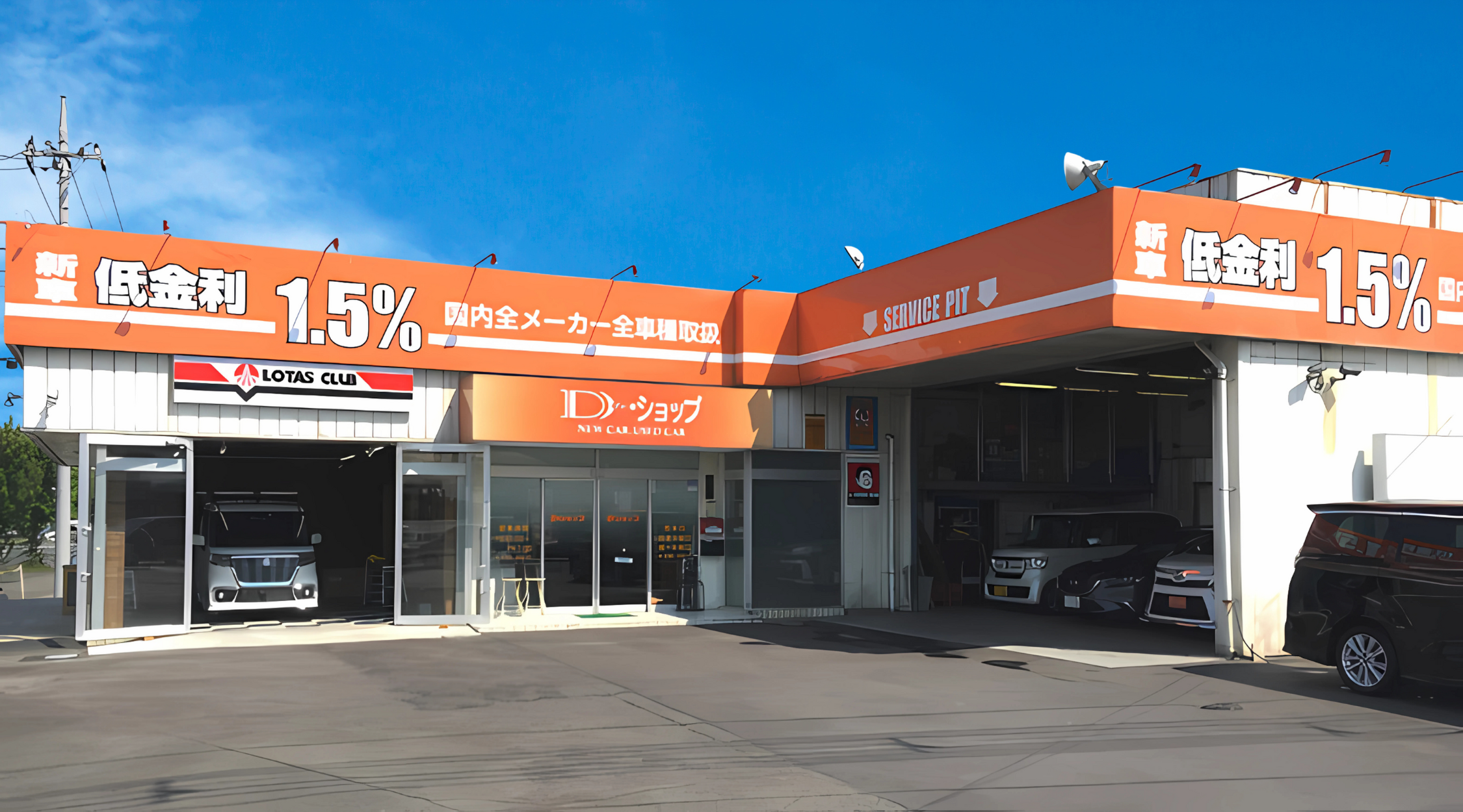 低金利で買えるDショップがお得です